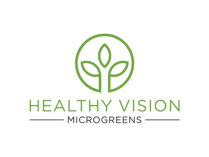 HEALTHY VISION Microgreens logo design by RatuCempaka