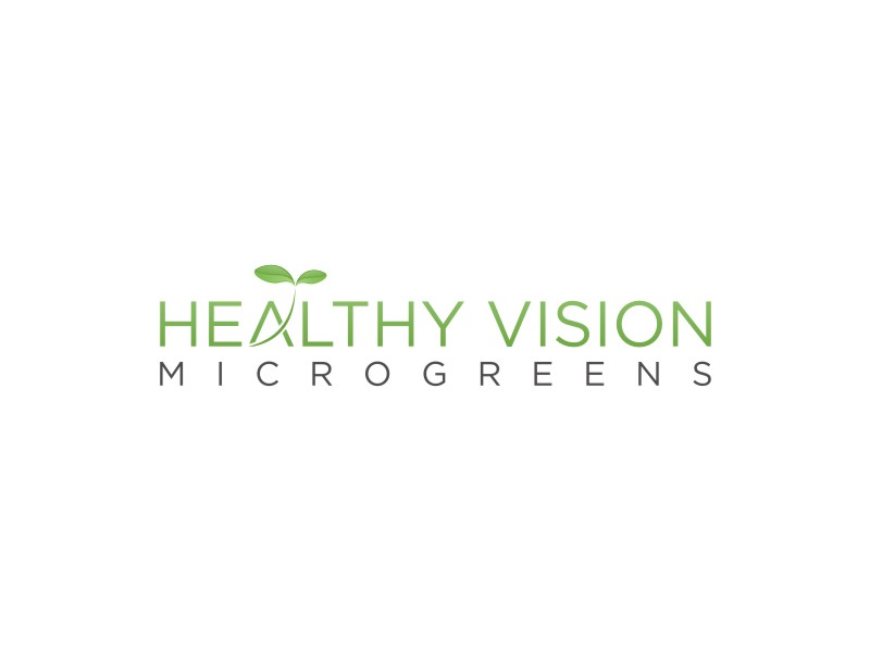 HEALTHY VISION Microgreens logo design by RatuCempaka