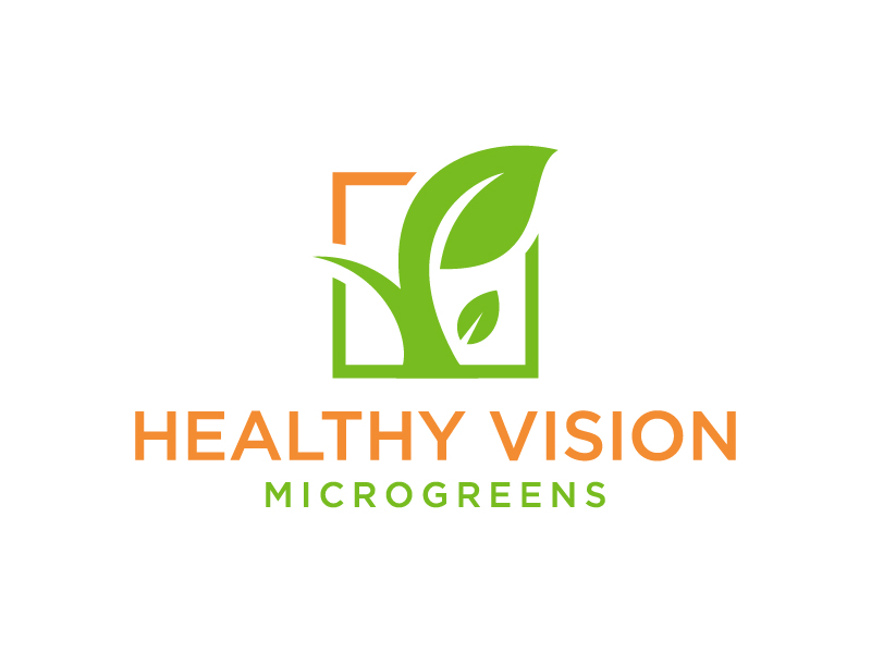 HEALTHY VISION Microgreens logo design by Fear