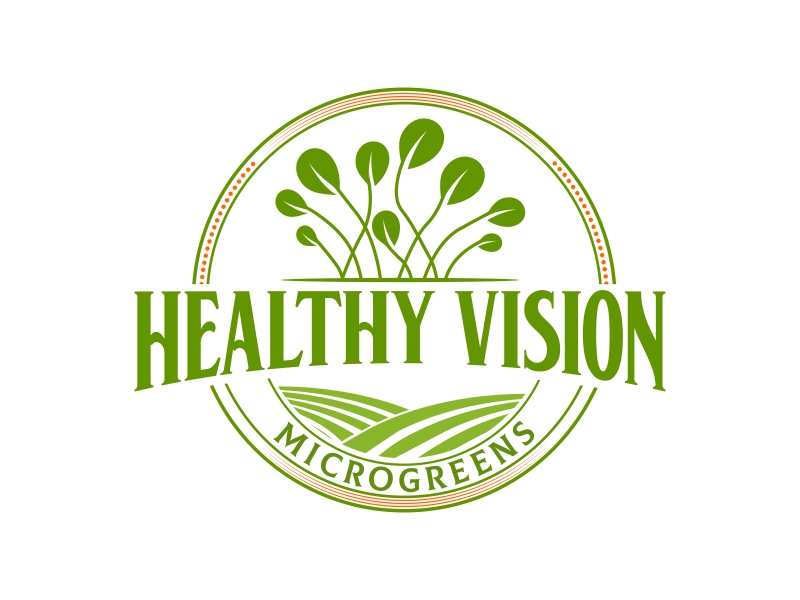 HEALTHY VISION Microgreens logo design by rizuki