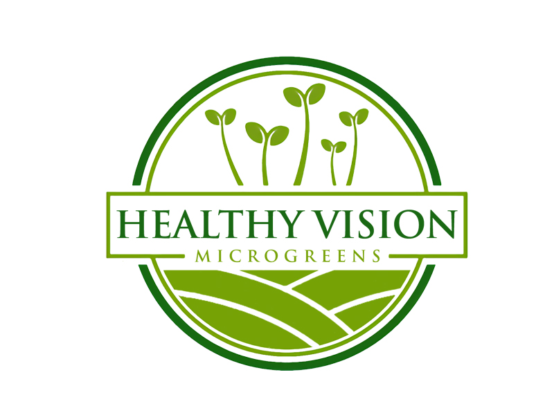 HEALTHY VISION Microgreens logo design by senja03