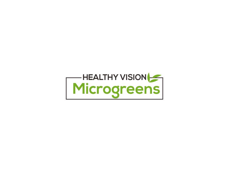 HEALTHY VISION Microgreens logo design by paseo