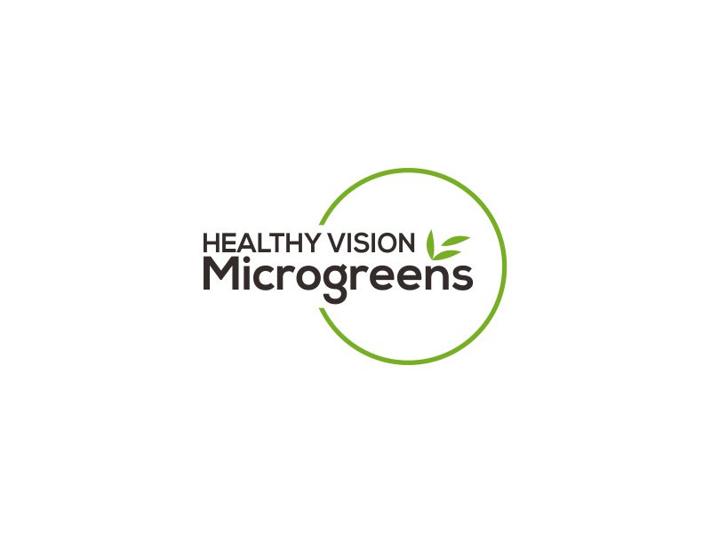 HEALTHY VISION Microgreens logo design by paseo