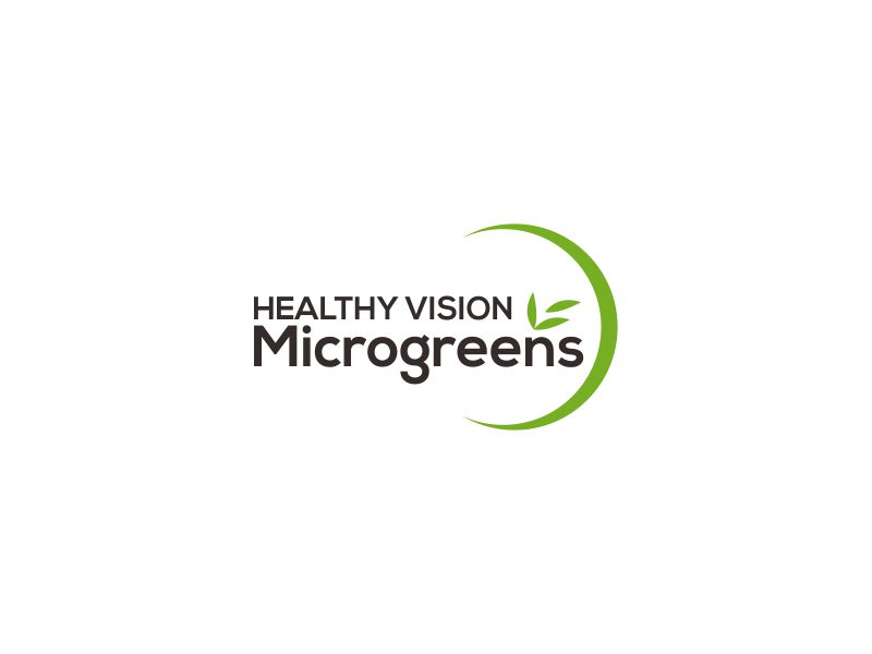 HEALTHY VISION Microgreens logo design by paseo
