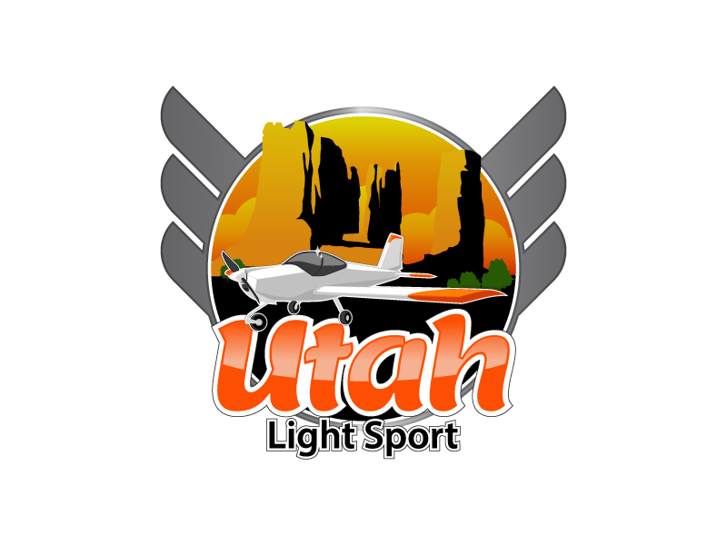 Utah Light Sport logo design by sabhu07