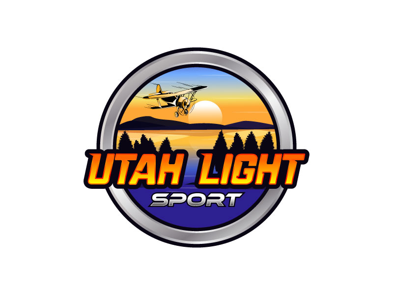 Utah Light Sport logo design by DanizmaArt