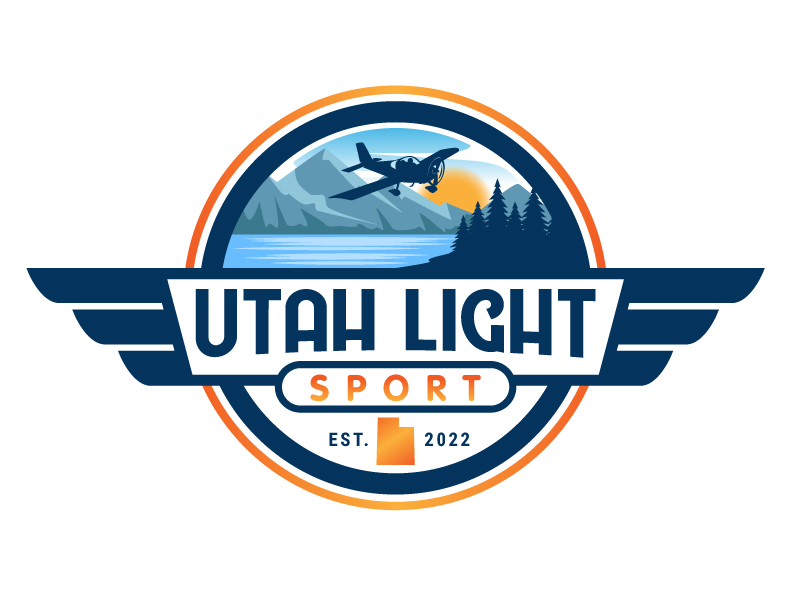 Utah Light Sport logo design by jaize