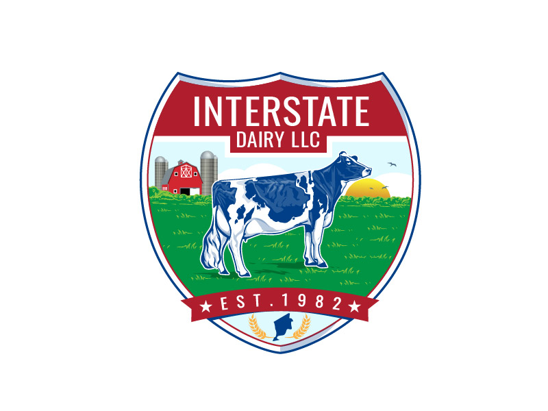 Interstate Dairy LLC logo design by logofighter