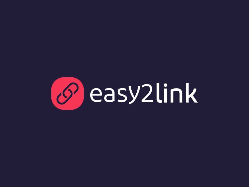 easy2link logo design by Galfine