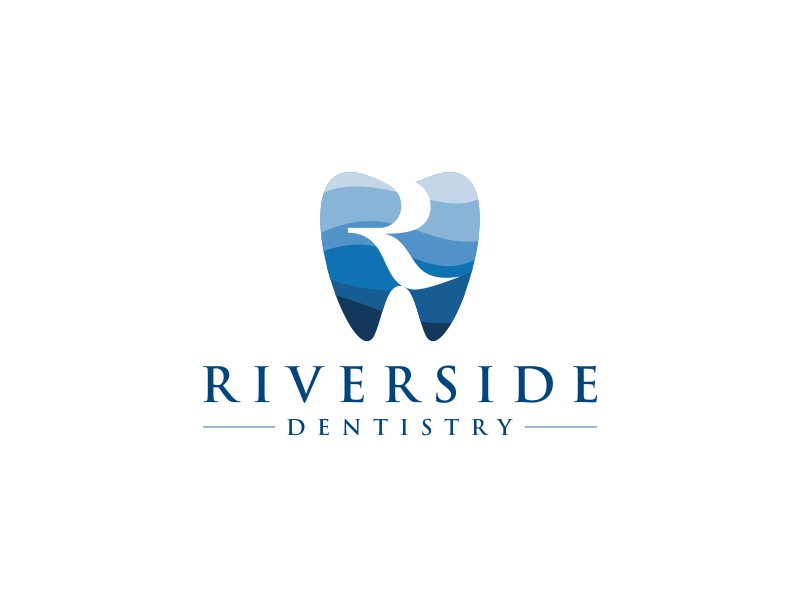 RIVERSIDE DENTISTRY logo design by DiDdzin