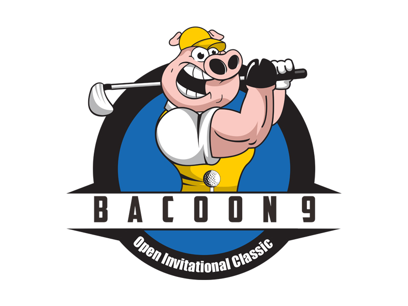 Bacoon 9 Open Invitational Classic logo design by Yulioart