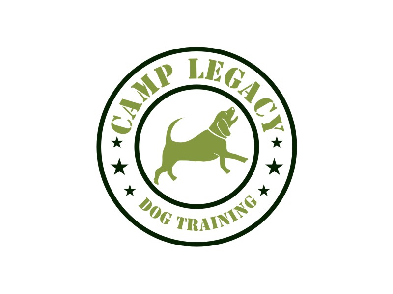 Camp Legacy Dog Training logo design by rief