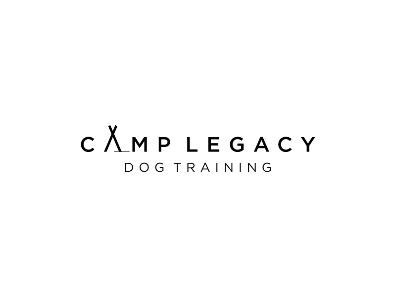 Camp Legacy Dog Training logo design by DuckOn