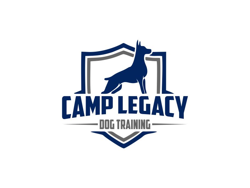 Camp Legacy Dog Training logo design by dasam