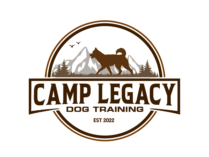 Camp Legacy Dog Training logo design by PrimalGraphics