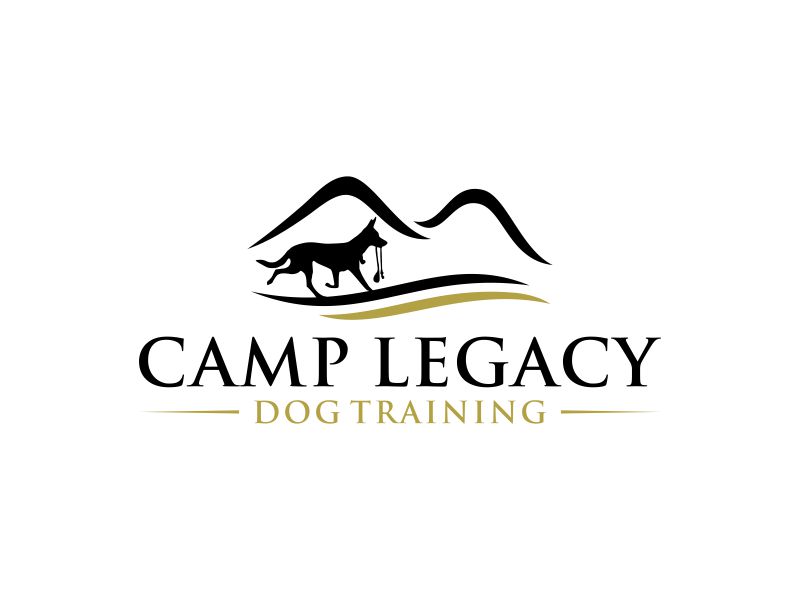 Camp Legacy Dog Training logo design by Galfine