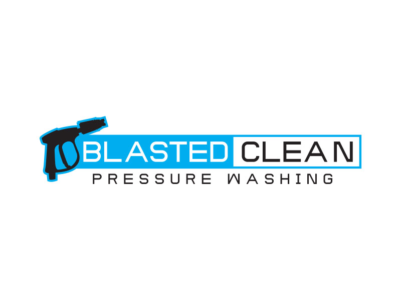 Blasted Clean Pressure Washing logo design by bluespix