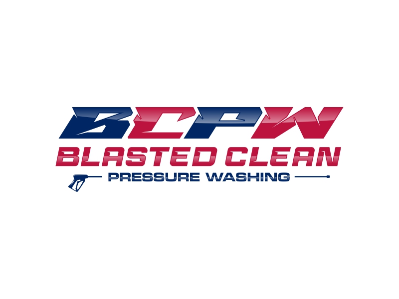 Blasted Clean Pressure Washing logo design by qqdesigns