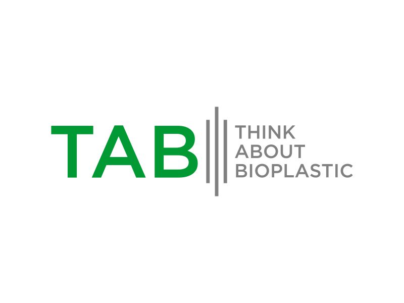 TAB - THINK ABOUT BIOPLASTIC logo design by dewipadi