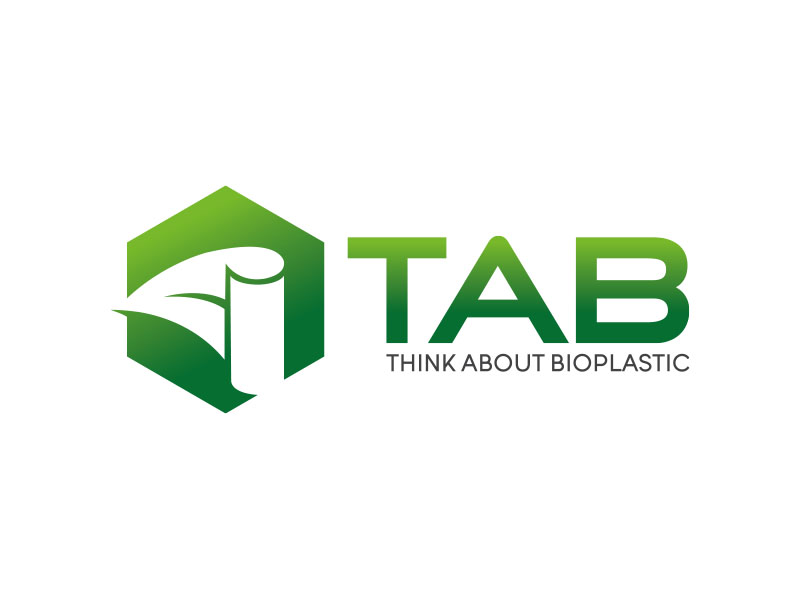 TAB - THINK ABOUT BIOPLASTIC logo design by bluespix