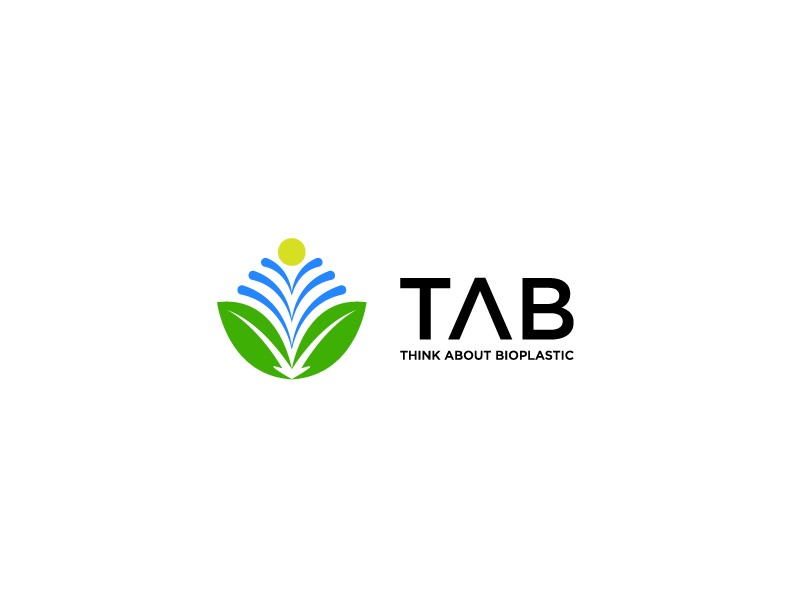 TAB - THINK ABOUT BIOPLASTIC logo design by bigboss