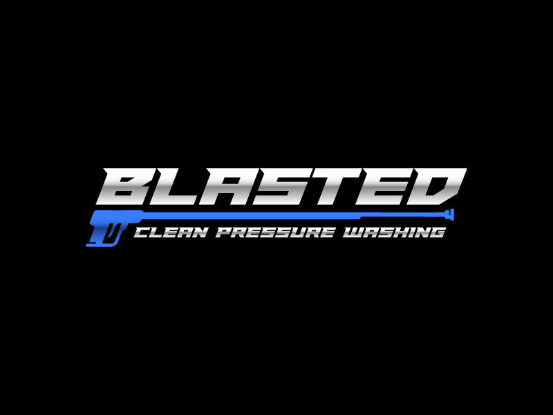 Blasted Clean Pressure Washing logo design by Sami Ur Rab