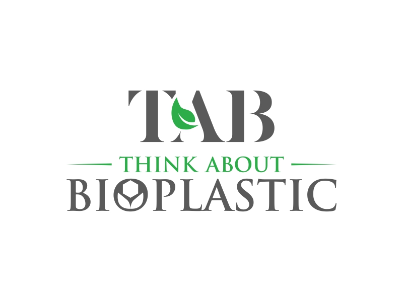 TAB - THINK ABOUT BIOPLASTIC logo design by qqdesigns