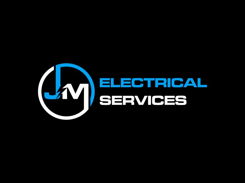 JM Electrical Services logo design by Gedibal
