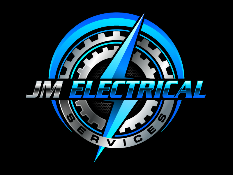 JM Electrical Services logo design by Gilate
