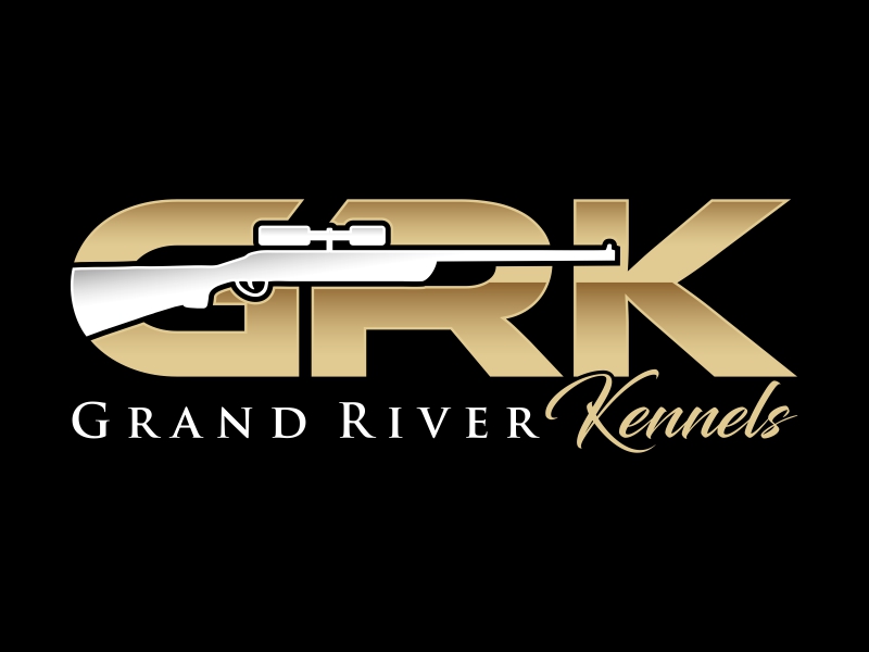 Either GRK initials or Grand River Kennels logo design by Cekot_Art