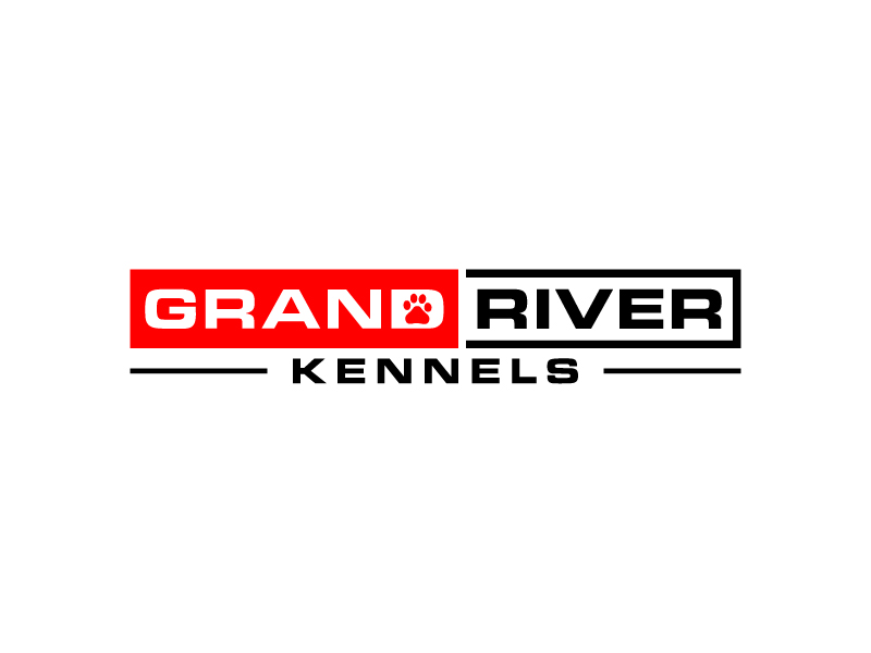 Either GRK initials or Grand River Kennels logo design by DreamCather