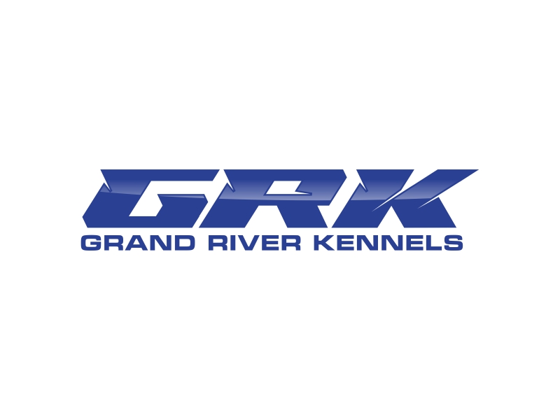Either GRK initials or Grand River Kennels logo design by qqdesigns