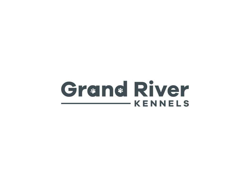 Either GRK initials or Grand River Kennels logo design by violin