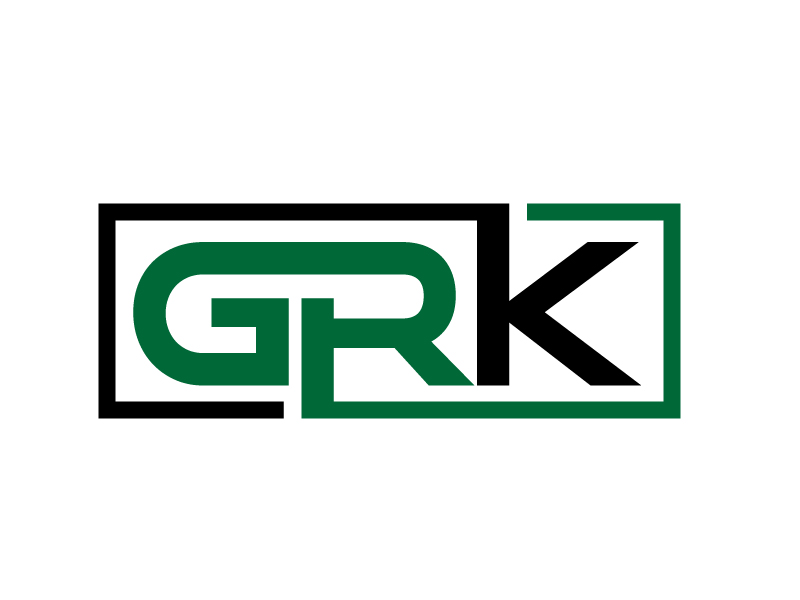 Either GRK initials or Grand River Kennels logo design by jaize