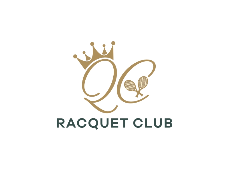 Queen City Racquet Club logo design by violin