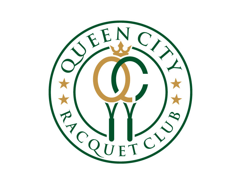 Queen City Racquet Club logo design by Pompi