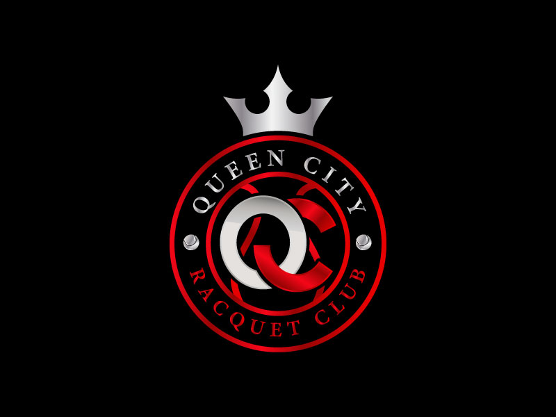 Queen City Racquet Club logo design by DanizmaArt