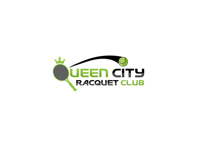 Queen City Racquet Club logo design by DanizmaArt