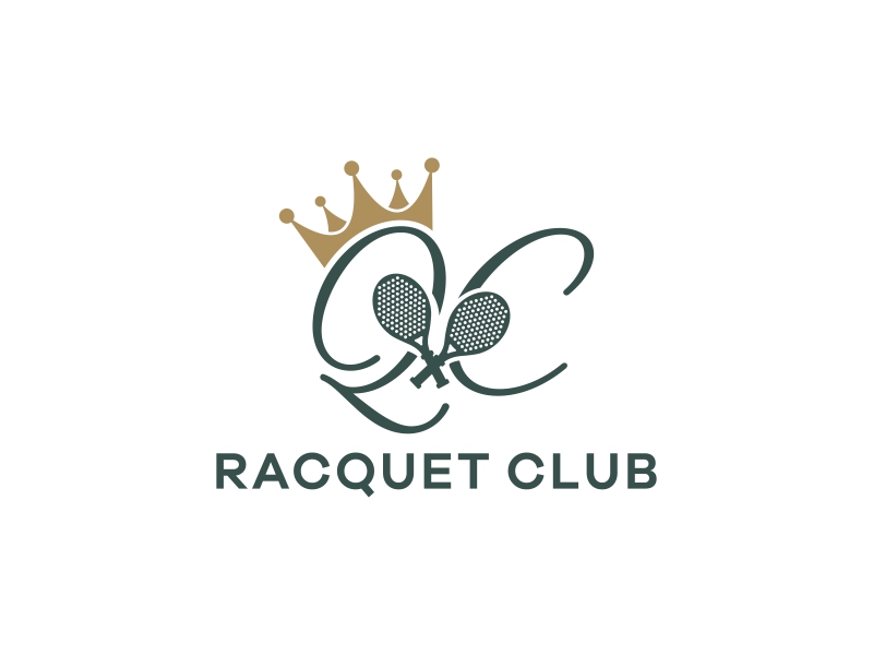 Queen City Racquet Club logo design by violin
