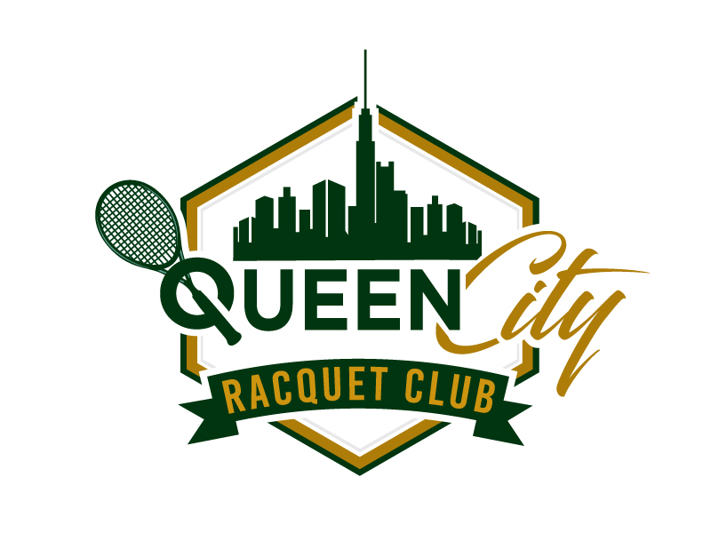 Queen City Racquet Club logo design by Conception