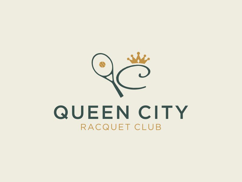 Queen City Racquet Club logo design by mukleyRx