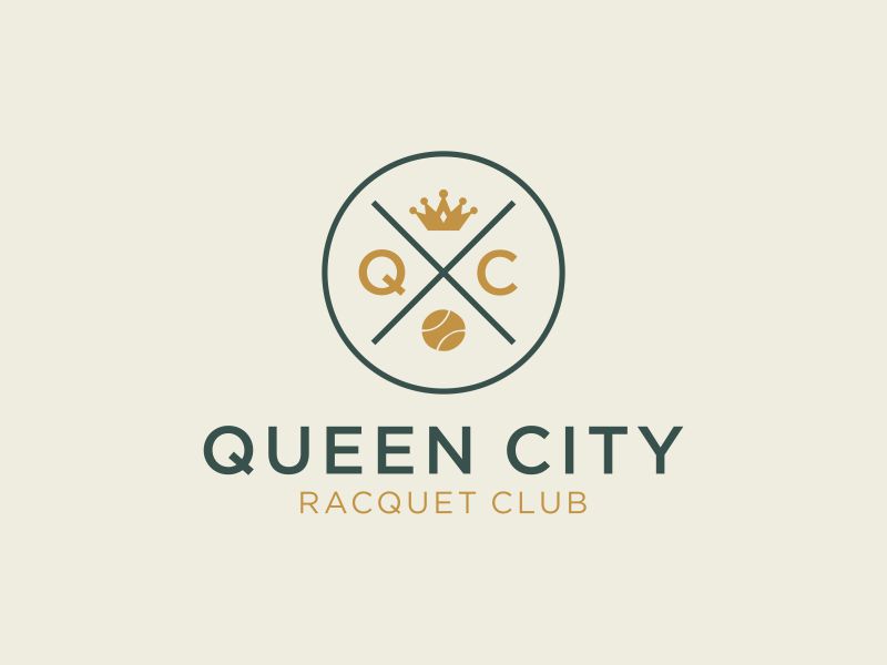 Queen City Racquet Club logo design by mukleyRx