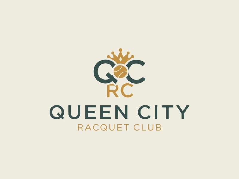 Queen City Racquet Club logo design by mukleyRx