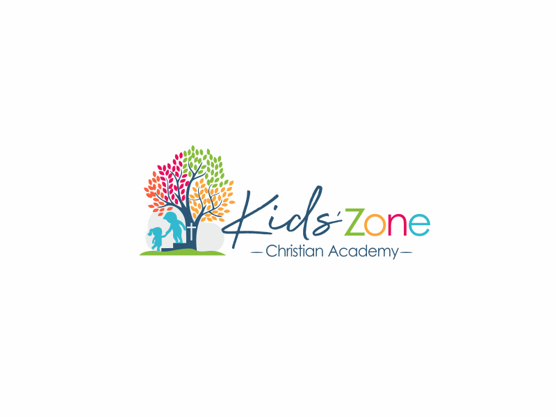 Kids' Zone Christian Academy logo design by nikkiblue
