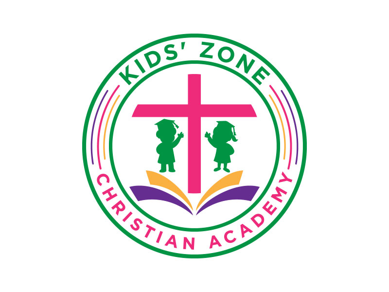 Kids' Zone Christian Academy logo design by TMaulanaAssa