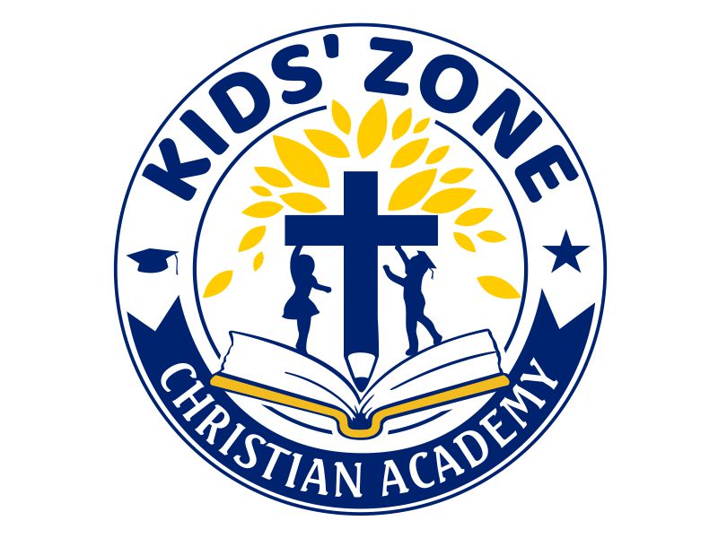 Kids' Zone Christian Academy logo design by veron