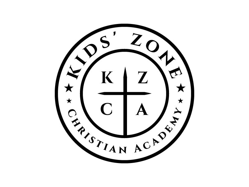 Kids' Zone Christian Academy logo design by subrata