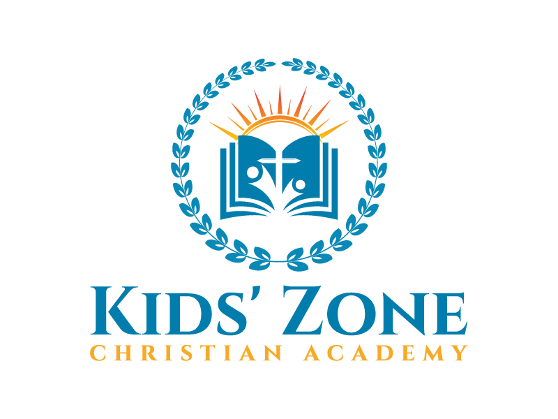 Kids' Zone Christian Academy logo design by subrata