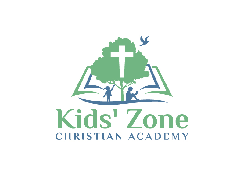 Kids' Zone Christian Academy logo design by akilis13