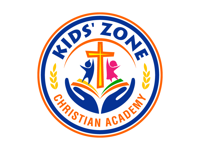 Kids' Zone Christian Academy logo design by jaize